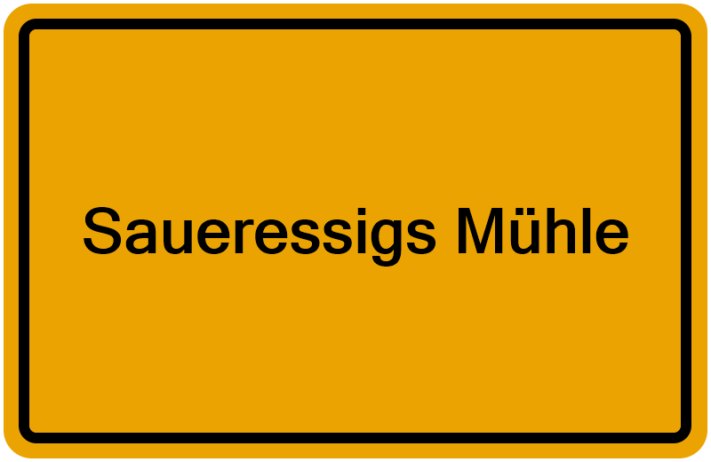 Handelsregisterauszug Saueressigs Mühle